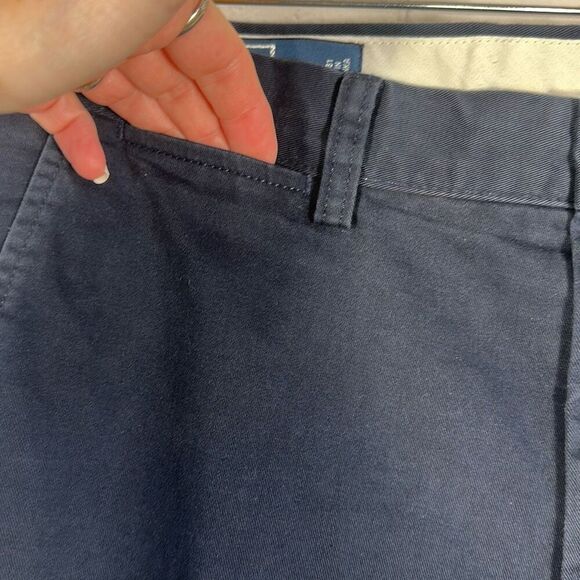 Vintage Polo by Ralph Lauren Preston Pant size 31/30 100% Cotton Navy Blue - Picture 2 of 10